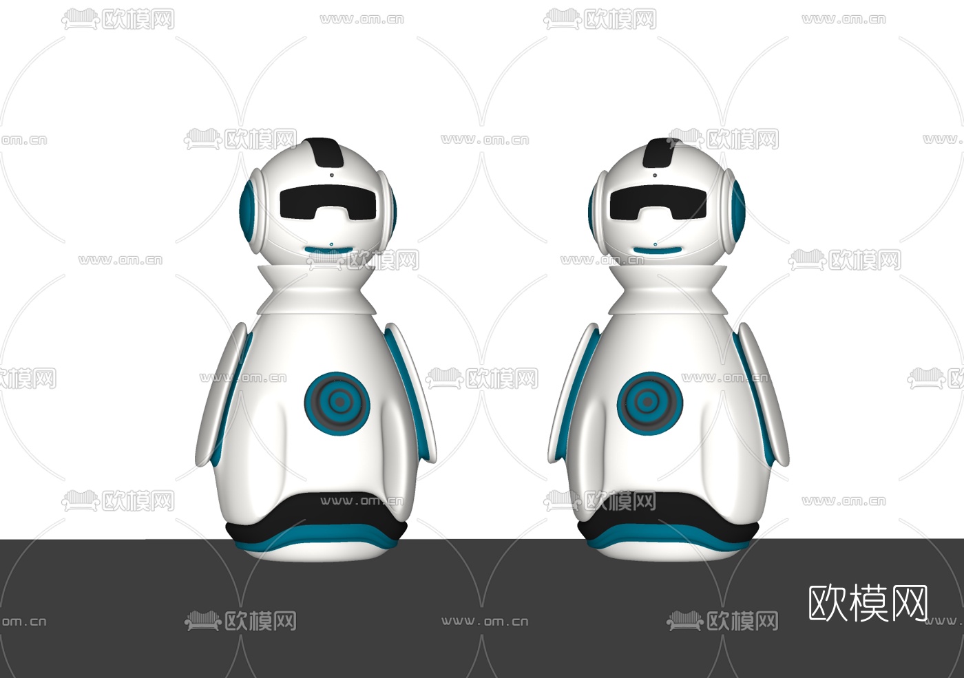 现代智能机器人su模型下载