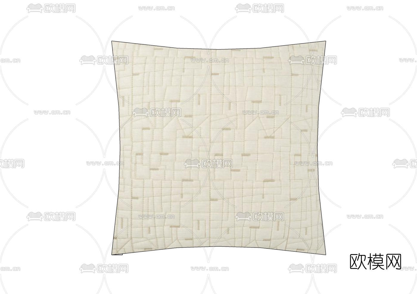 现代皮质抱枕免费su模型下载