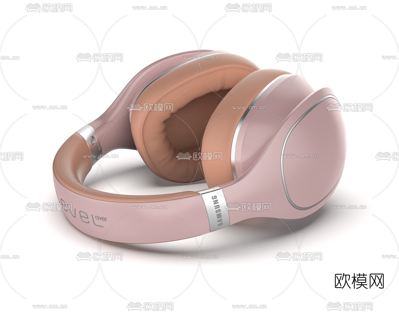 现代头戴式耳机3d模型下载