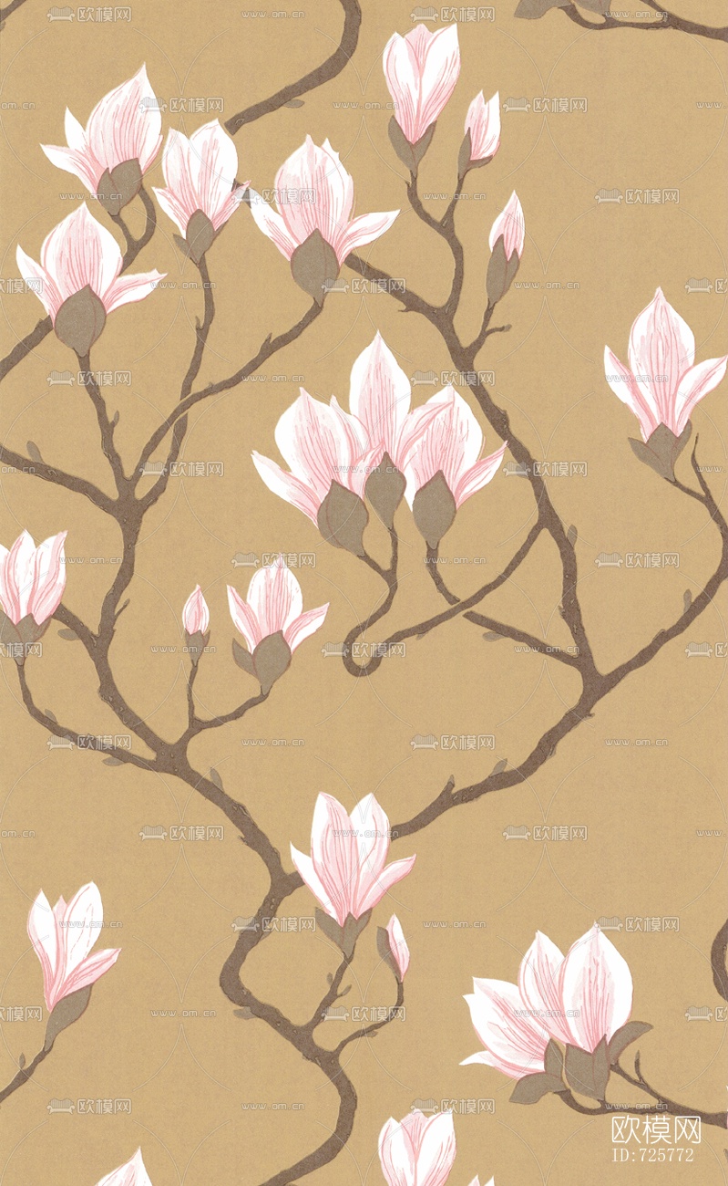 花纹墙纸壁纸贴图下载（渲染图20）