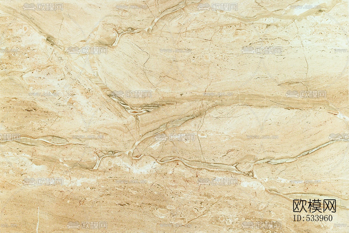 简一大理石瓷砖之所罗门米黄系列下载（渲染图4）