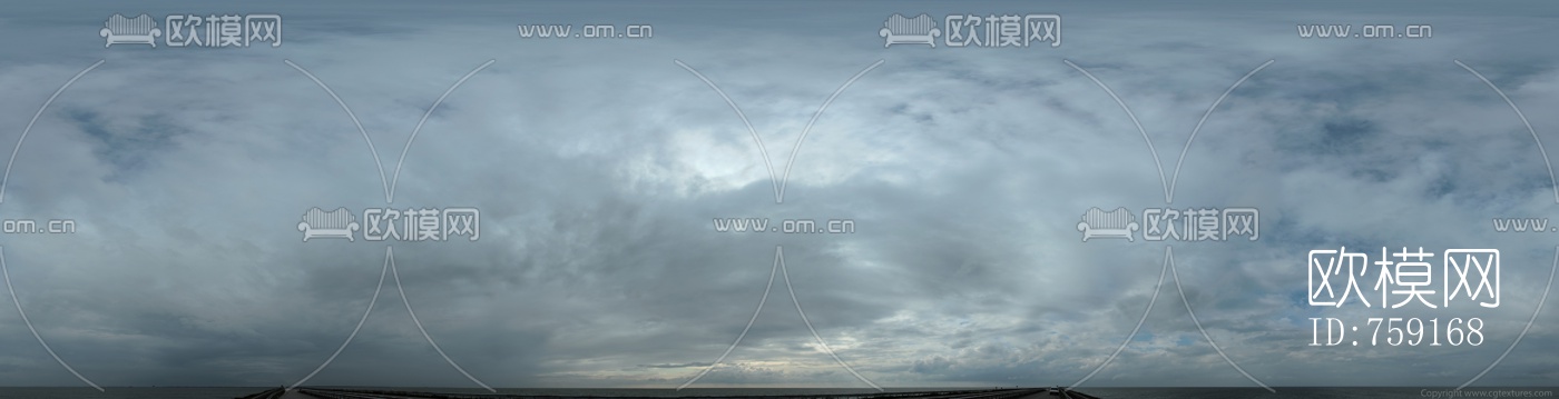 天空阴天外景HDR全景贴图