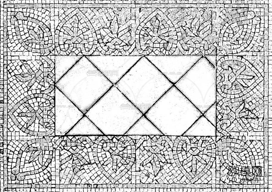 欧式瓷片拼花下载