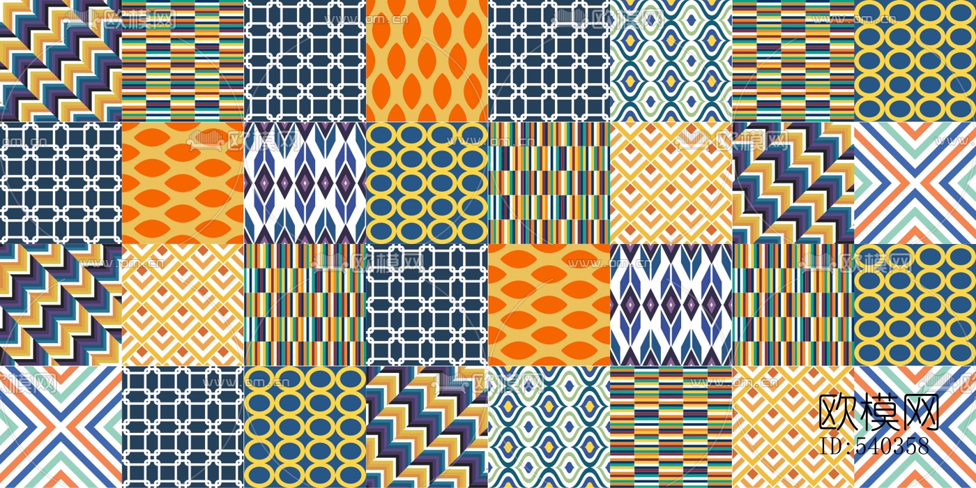 ICC瓷砖之波普印象下载（渲染图2）