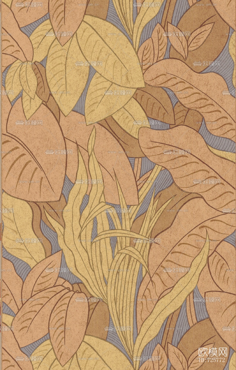 花纹墙纸壁纸贴图下载（渲染图41）