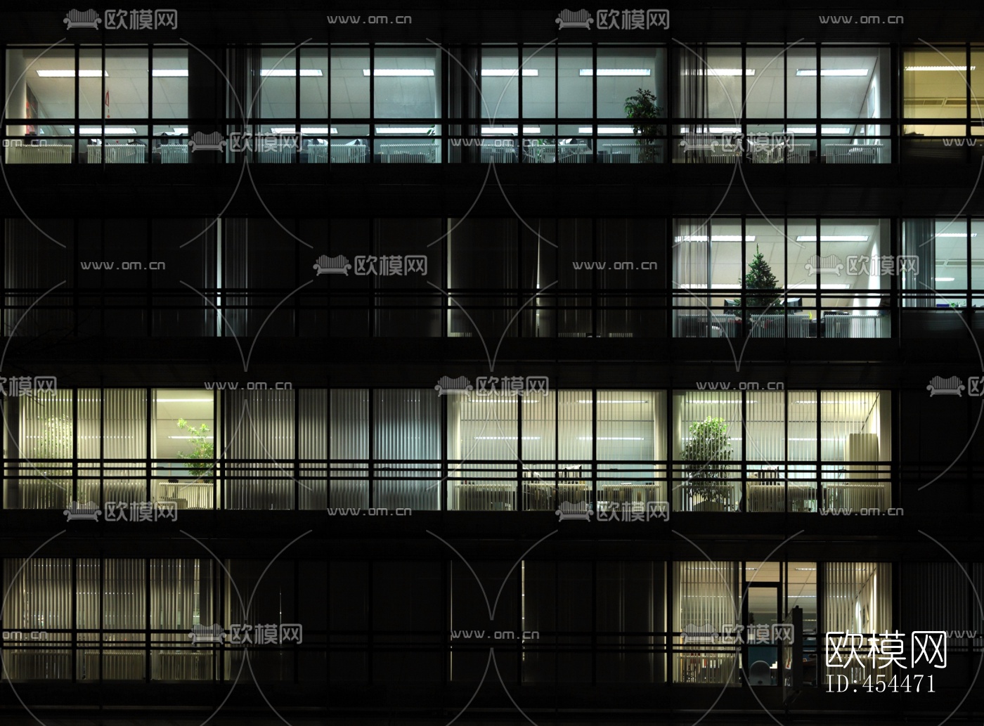 窗外建筑环境-免费3dmax模型库-欧模网