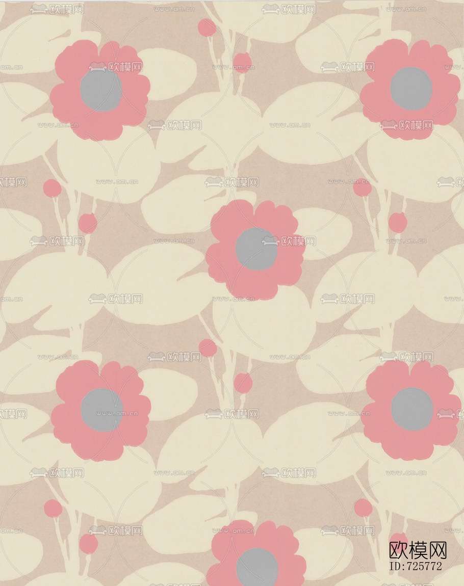 花纹墙纸壁纸贴图下载（渲染图6）