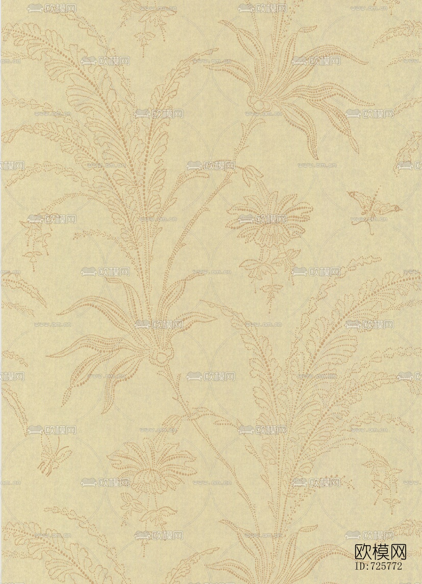 花纹墙纸壁纸贴图下载（渲染图23）