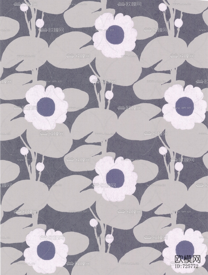 花纹墙纸壁纸贴图下载（渲染图10）