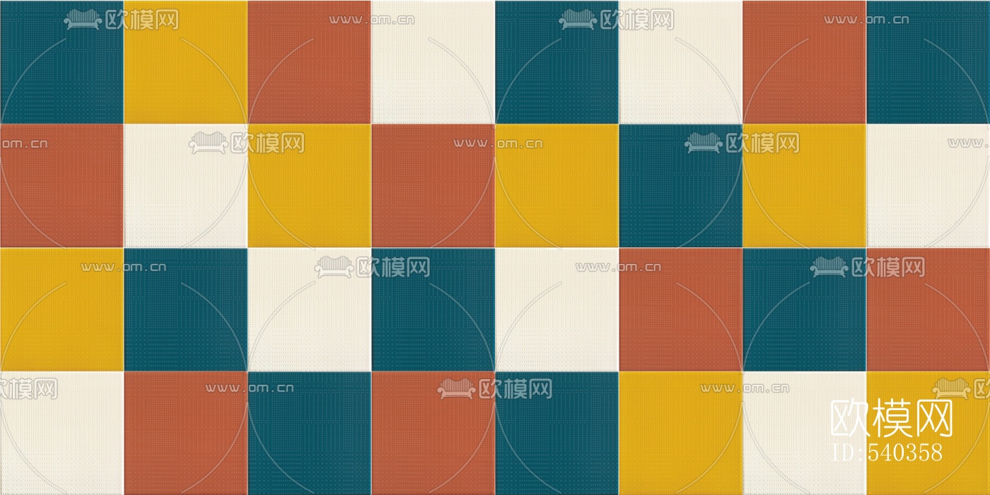 ICC瓷砖之波普印象下载（渲染图1）