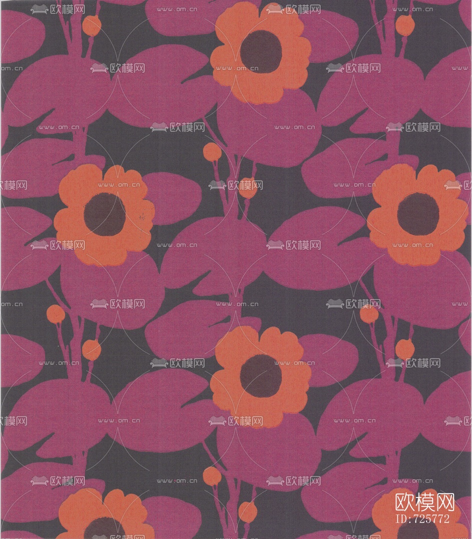 花纹墙纸壁纸贴图下载（渲染图30）