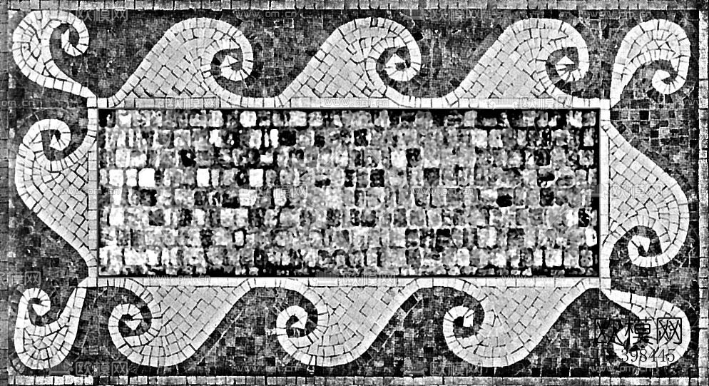 欧式瓷片拼花下载