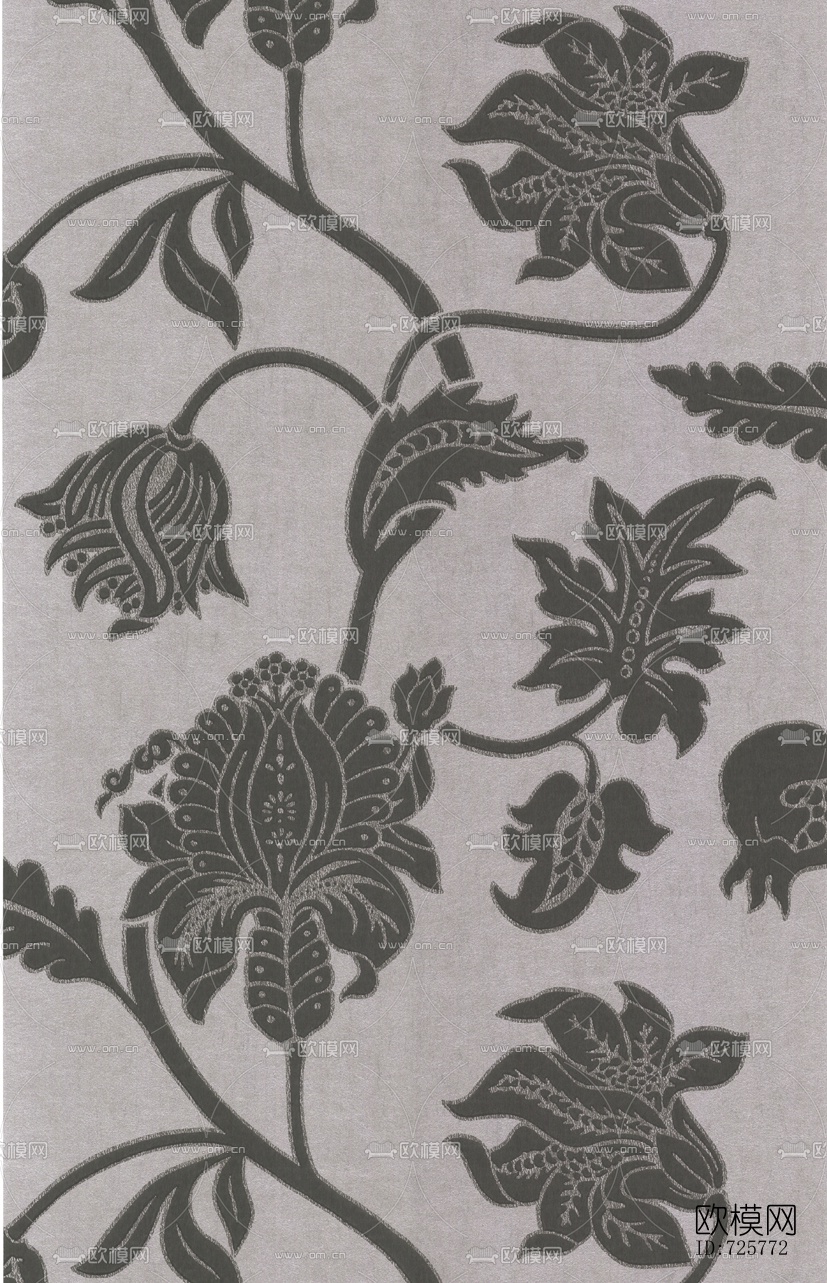 花纹墙纸壁纸贴图下载（渲染图24）