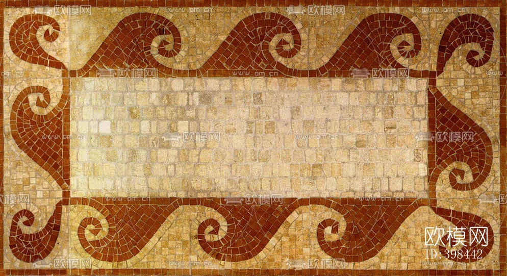 欧式瓷片拼花下载