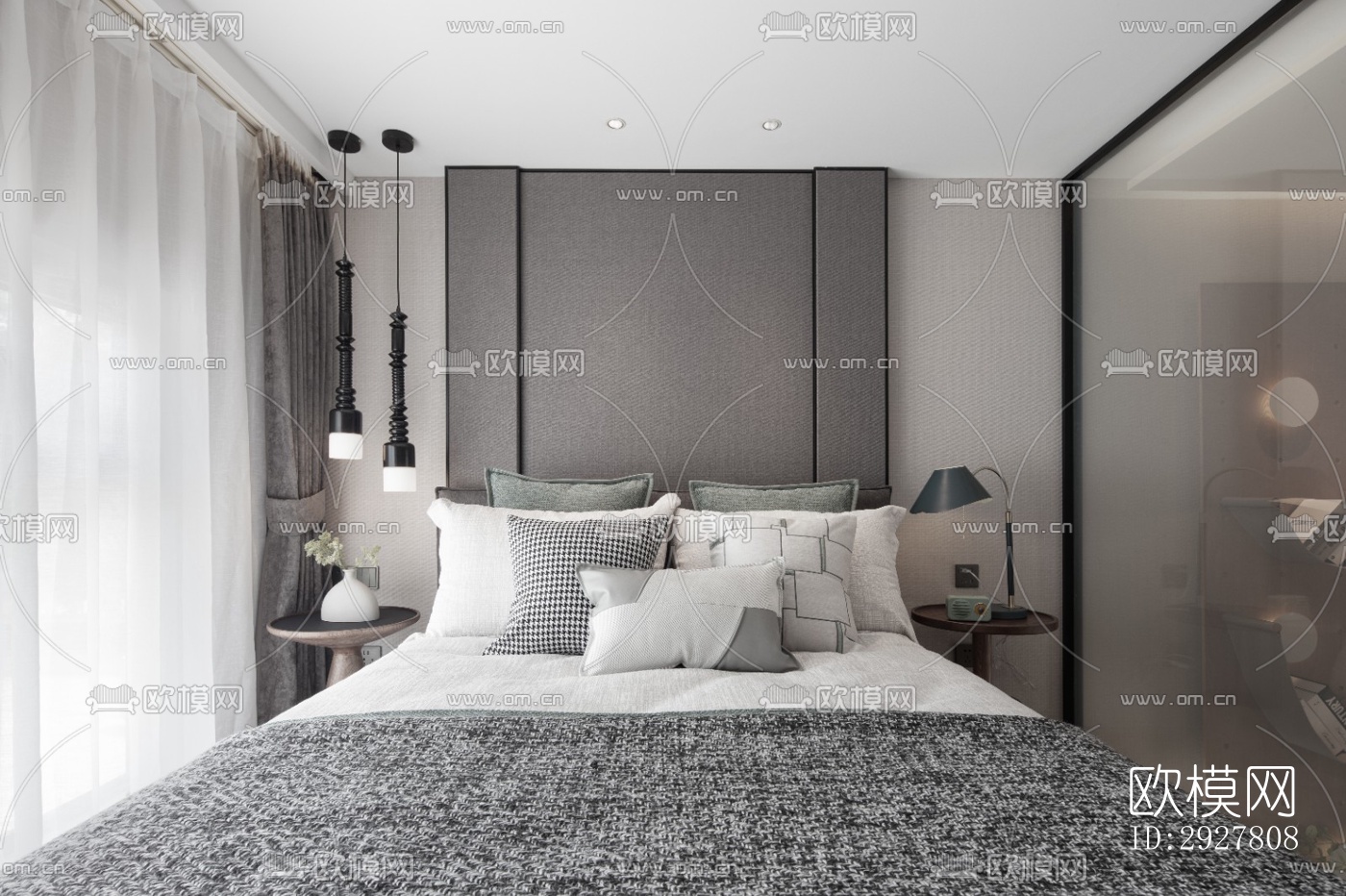 北欧公寓效果图下载（渲染图6）