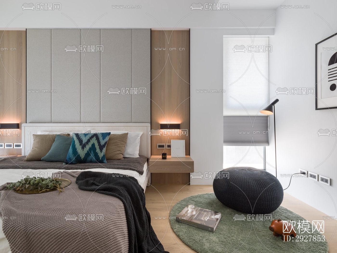 北欧公寓效果图下载（渲染图3）