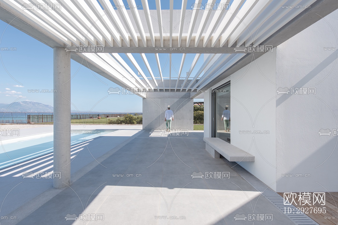 现代别墅效果图下载（渲染图5）