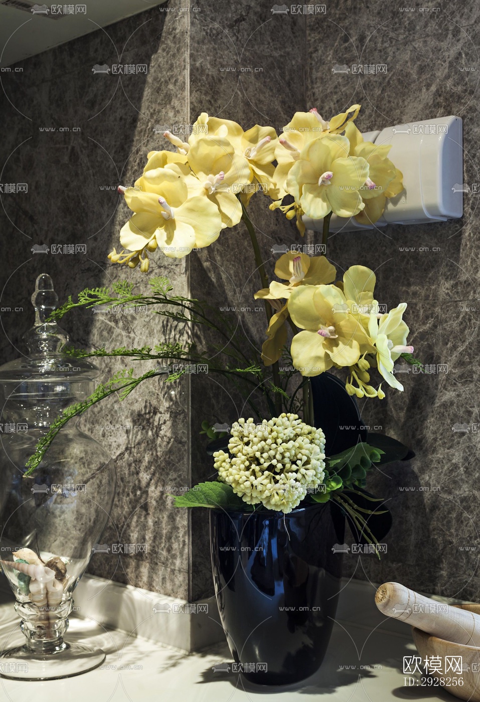 新中式平层效果图下载（渲染图10）