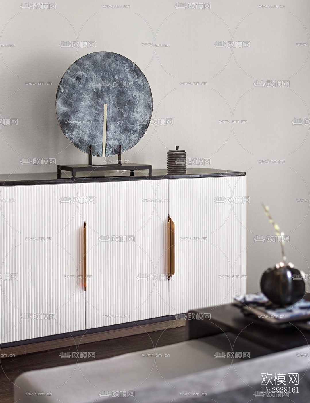 新中式平层效果图下载（渲染图5）