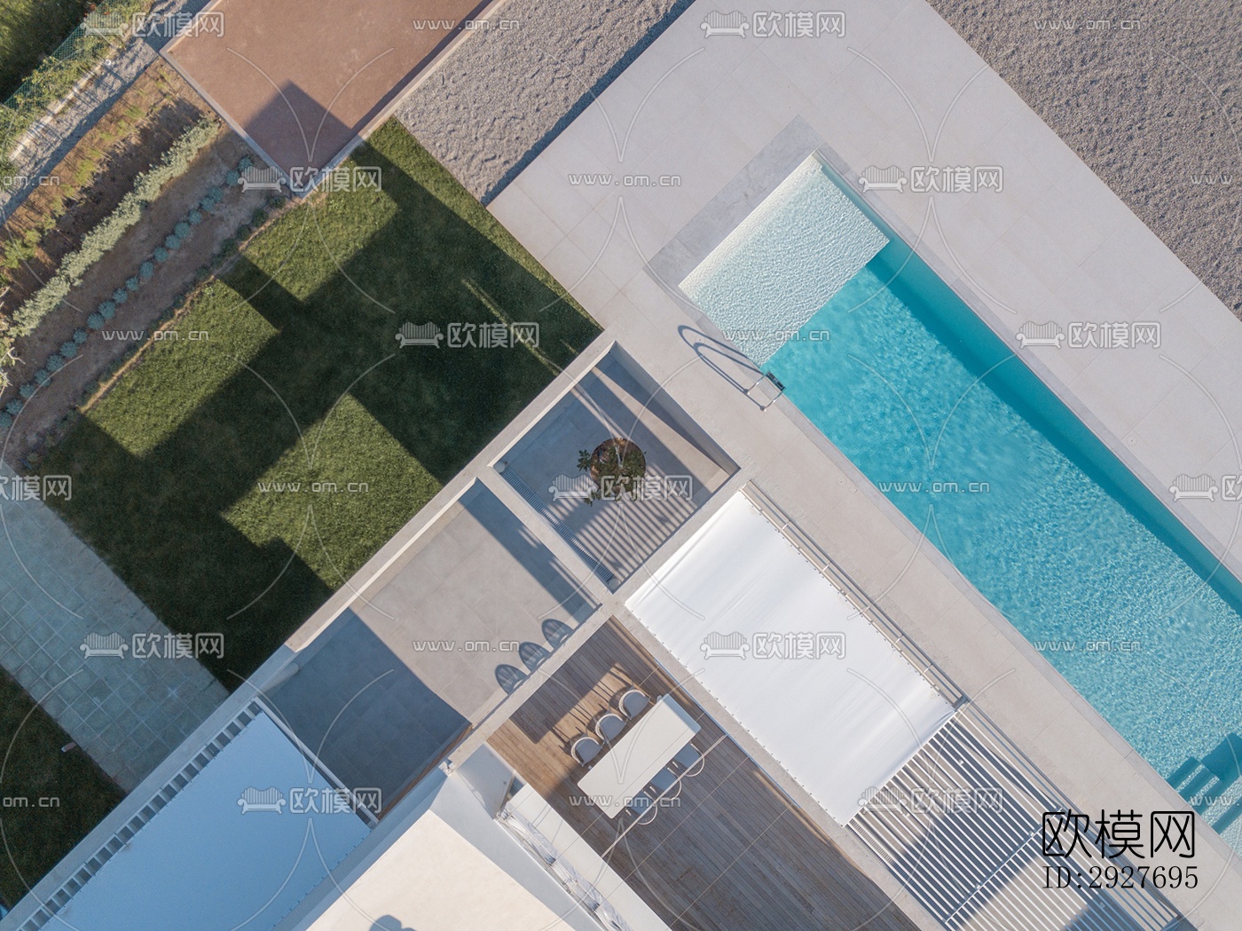 现代别墅效果图下载（渲染图13）