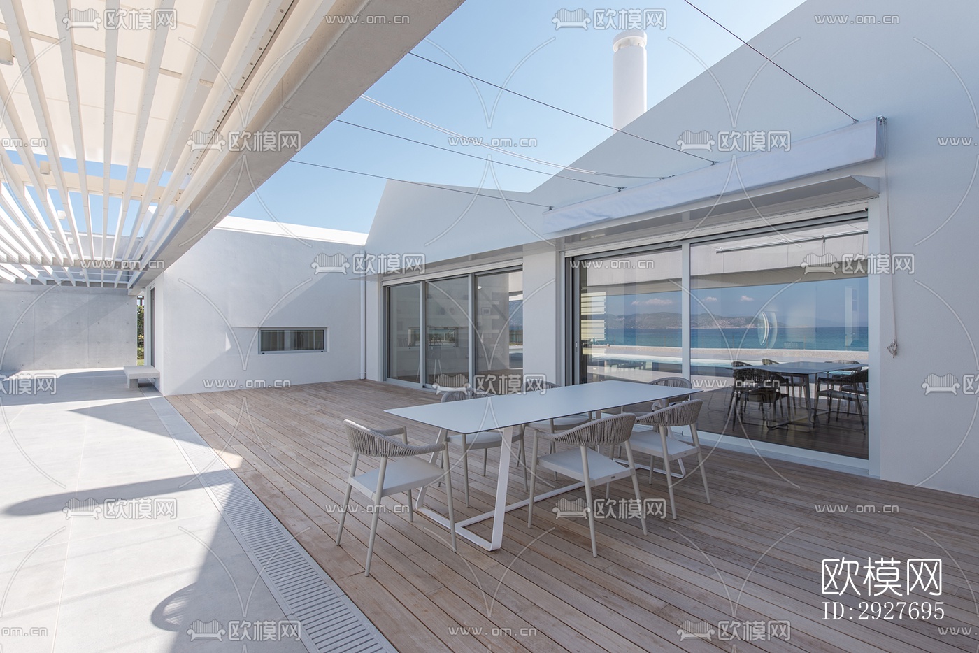 现代别墅效果图下载（渲染图8）