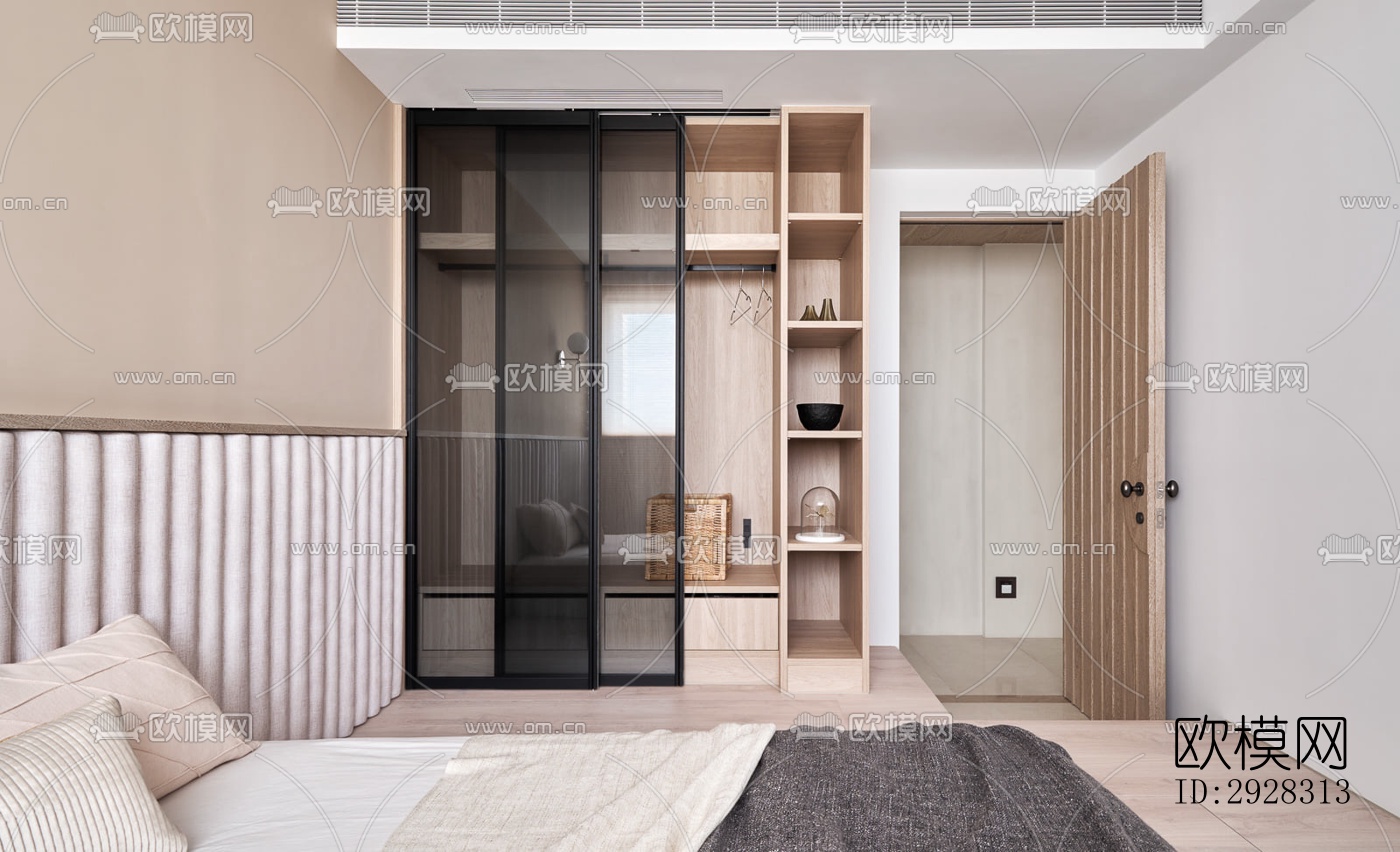 现代平层效果图下载（渲染图5）