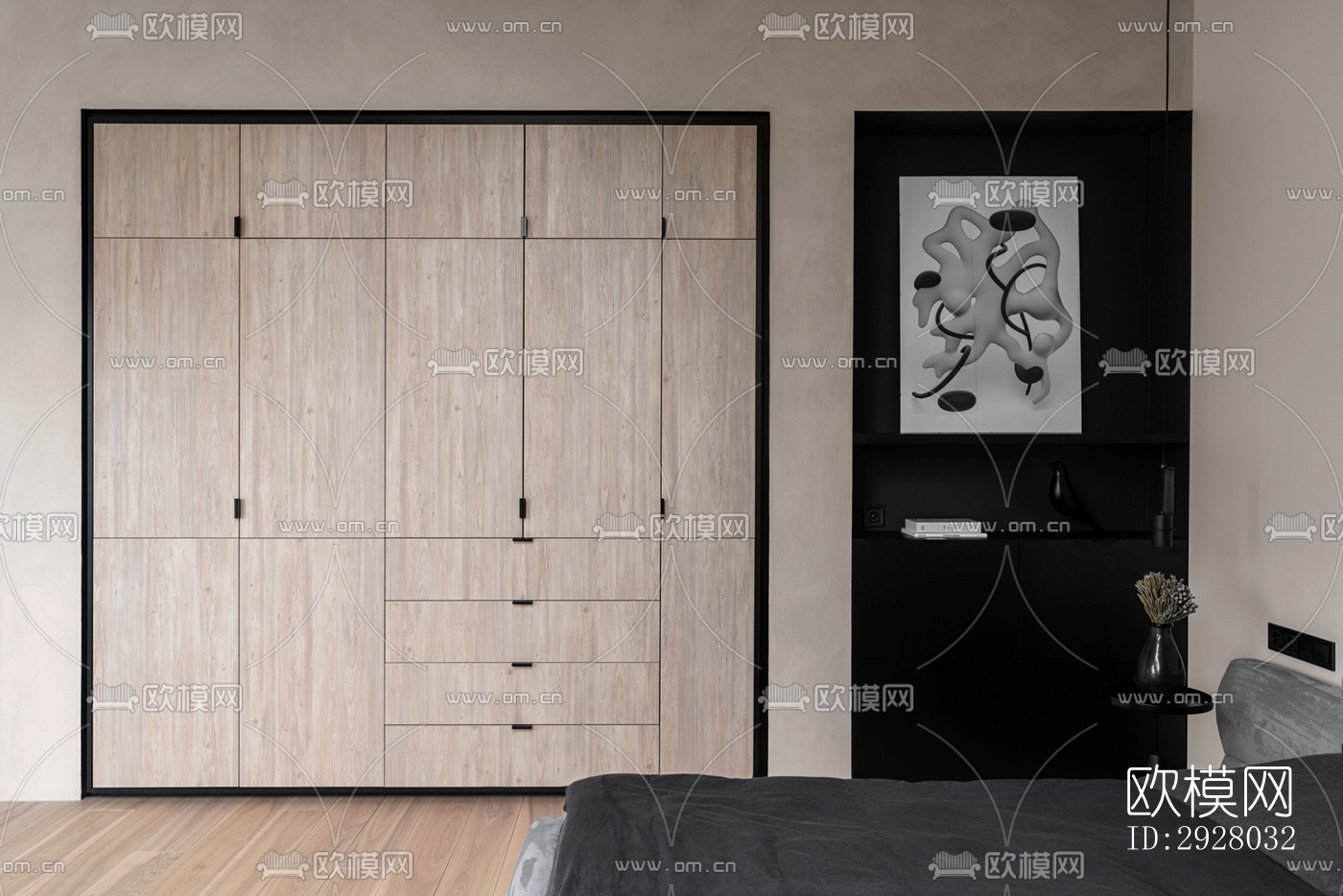 现代公寓效果图下载（渲染图3）