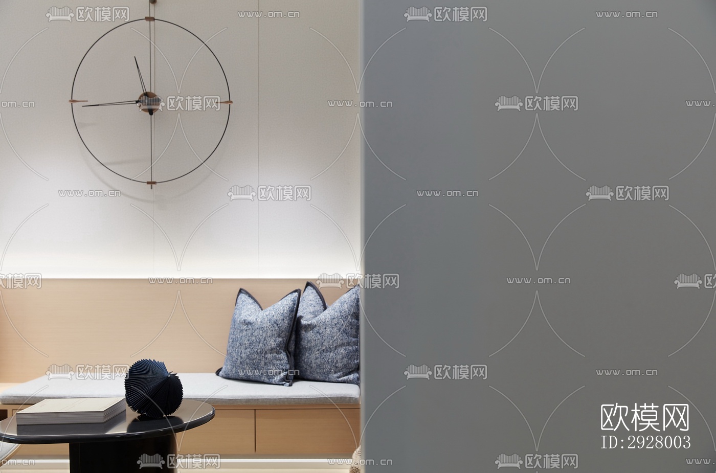 现代公寓效果图下载（渲染图2）