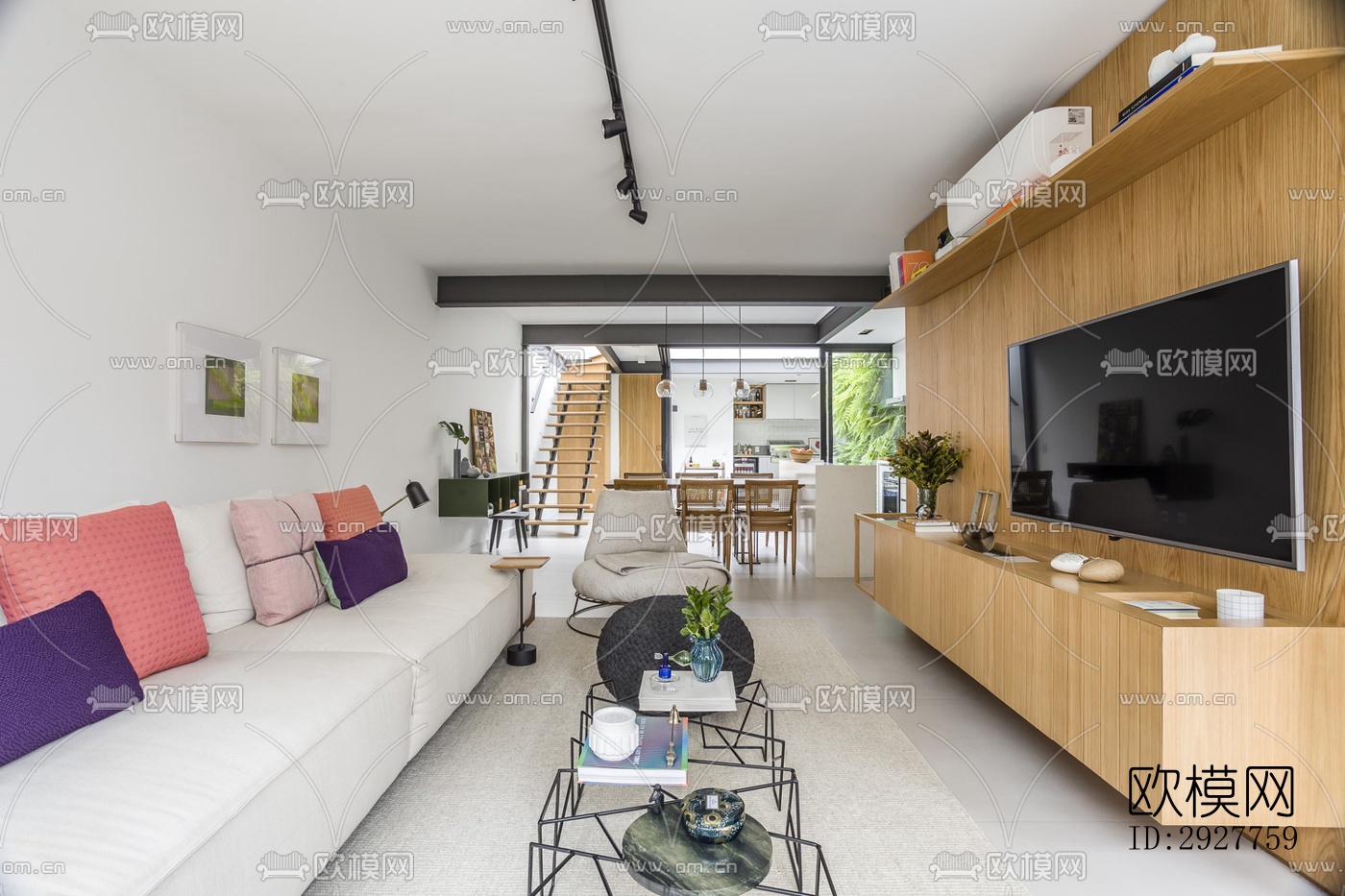 北欧公寓效果图下载（渲染图11）