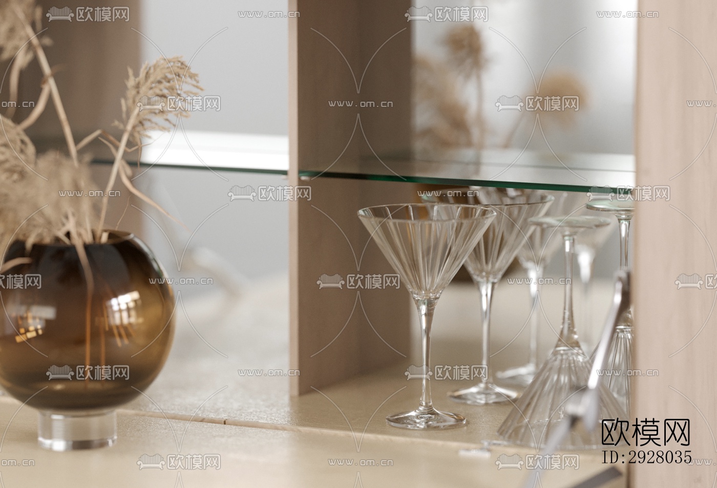 现代公寓效果图下载（渲染图13）