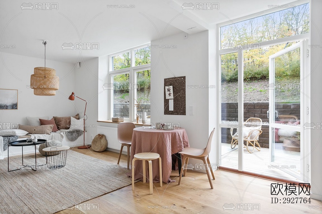 北欧公寓效果图下载（渲染图11）