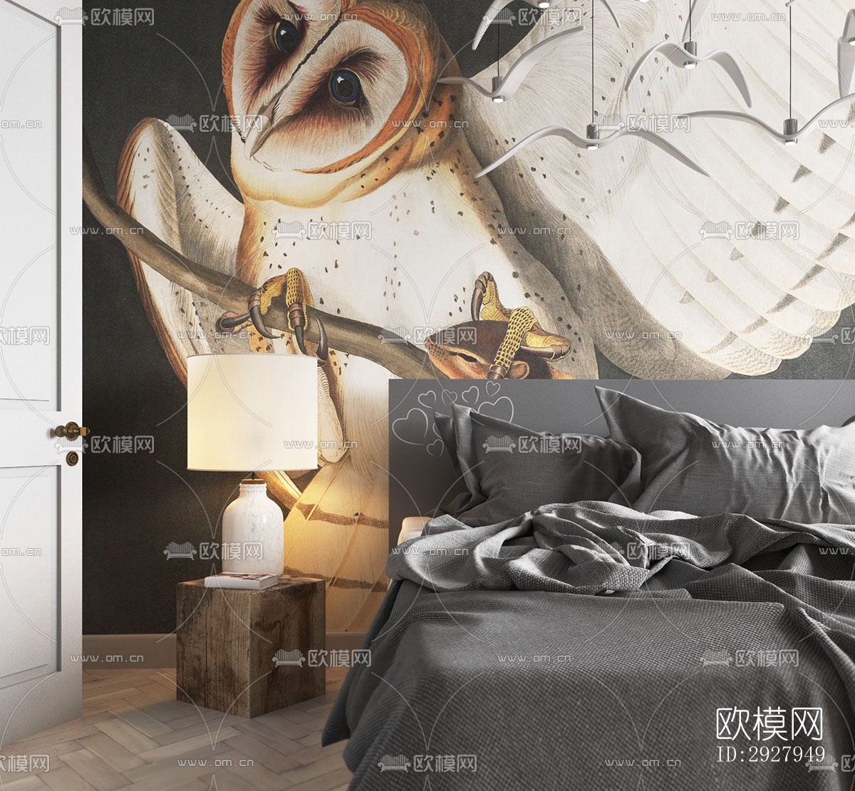 后现代公寓效果图下载（渲染图7）