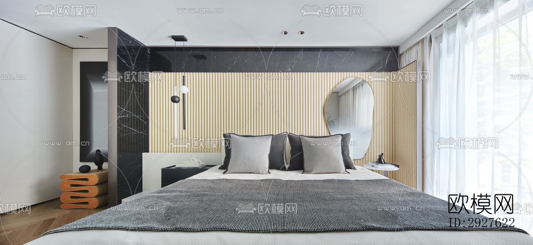 现代复式效果图下载（渲染图4）