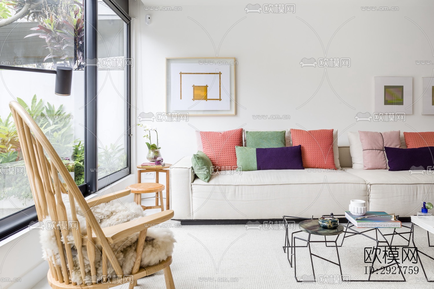 北欧公寓效果图下载（渲染图10）