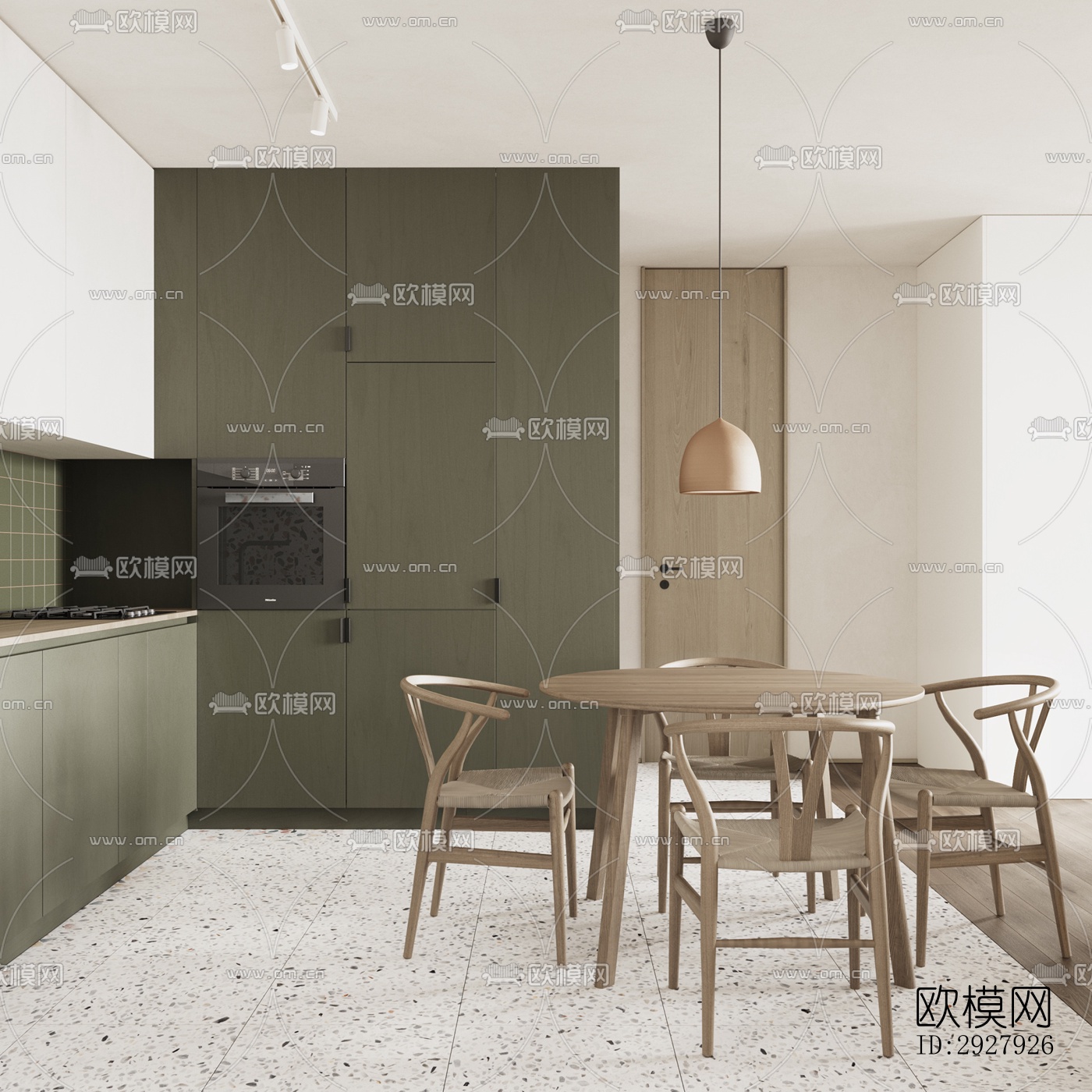 北欧公寓效果图下载（渲染图5）