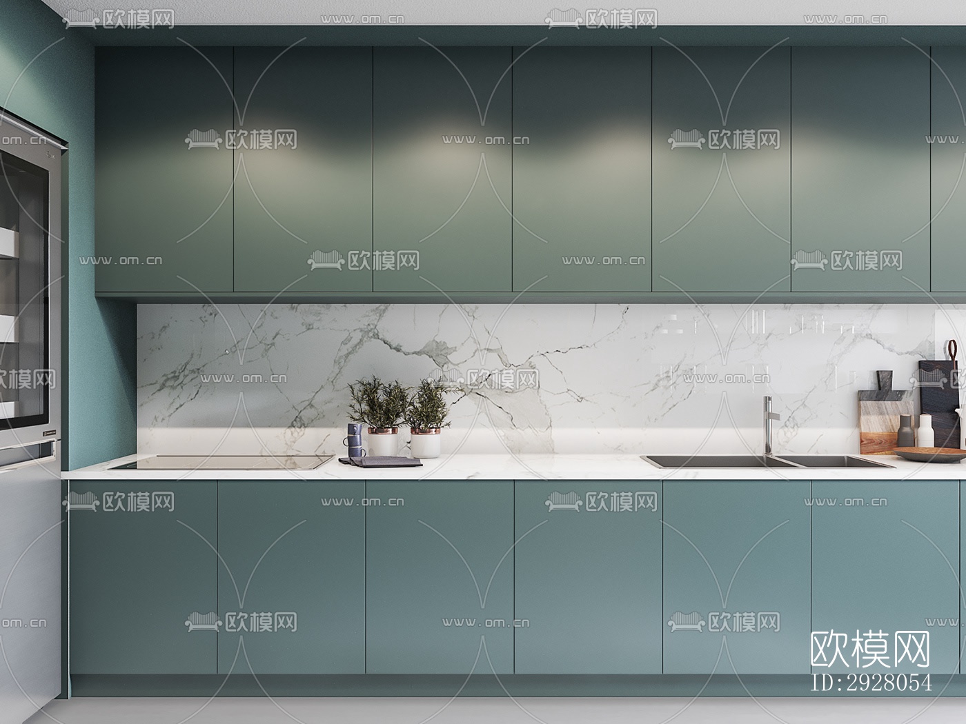 现代公寓效果图下载（渲染图17）