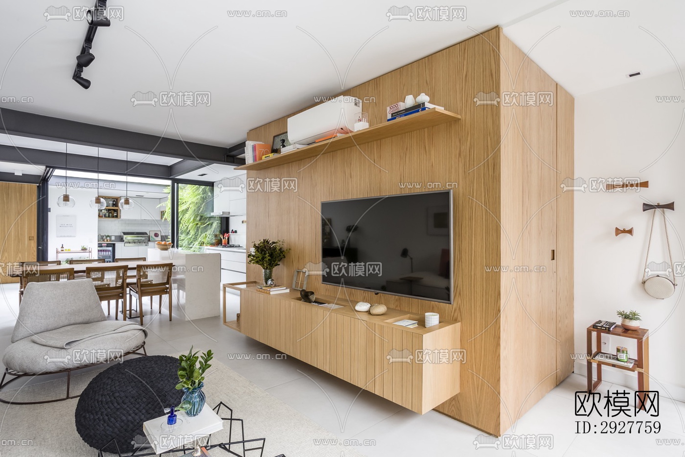 北欧公寓效果图下载（渲染图9）