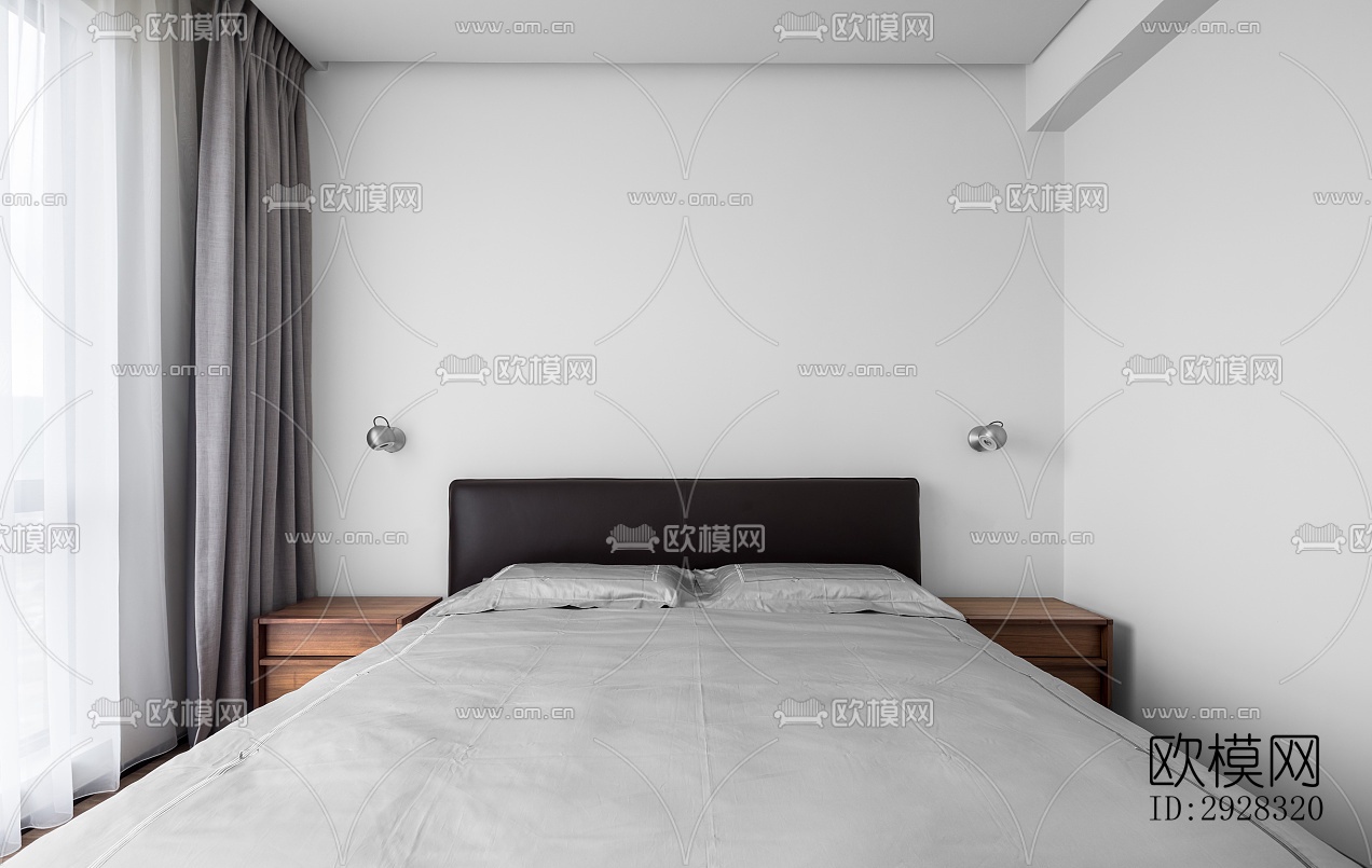 现代平层效果图下载（渲染图5）