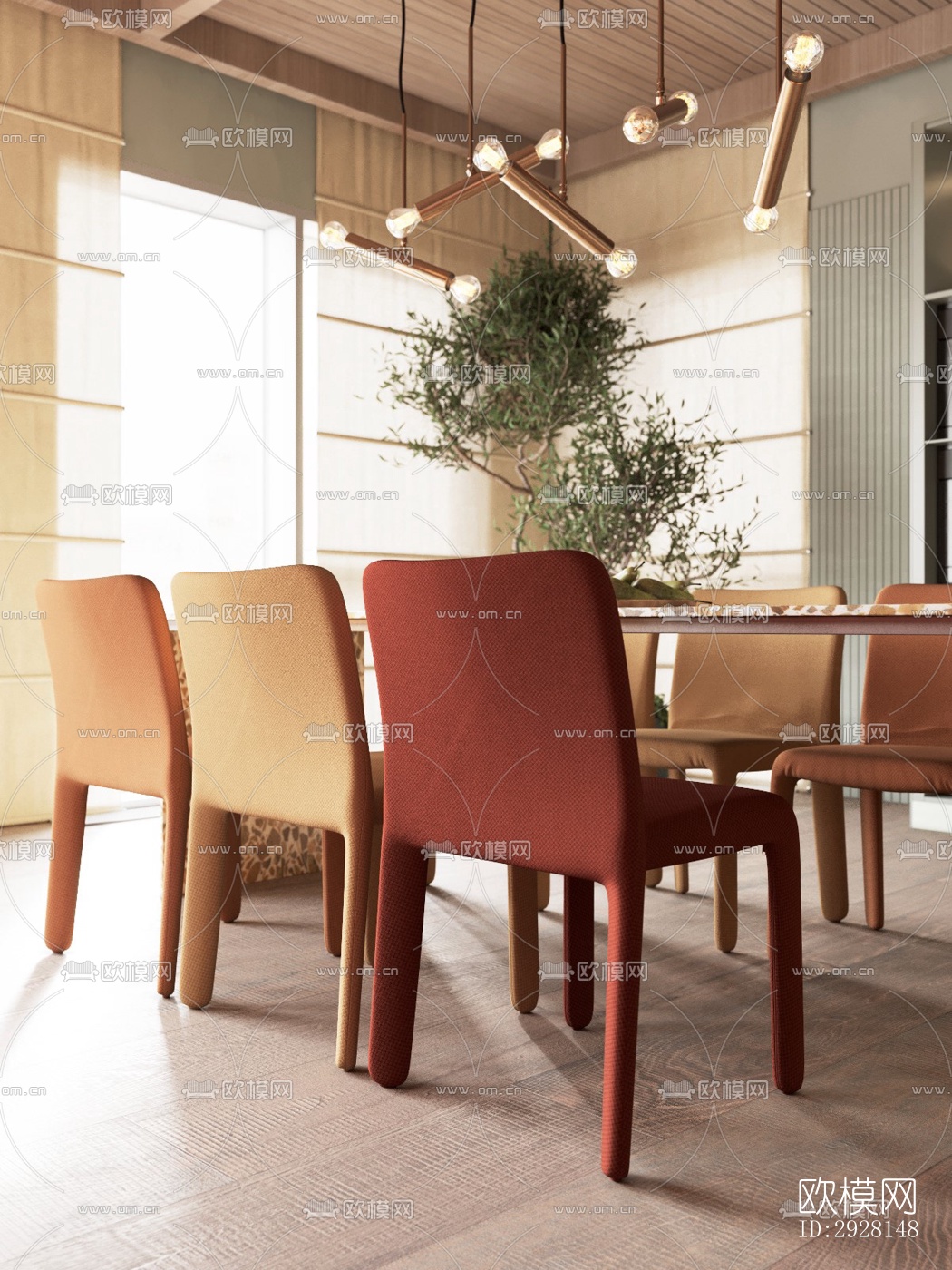 北欧平层效果图下载（渲染图12）