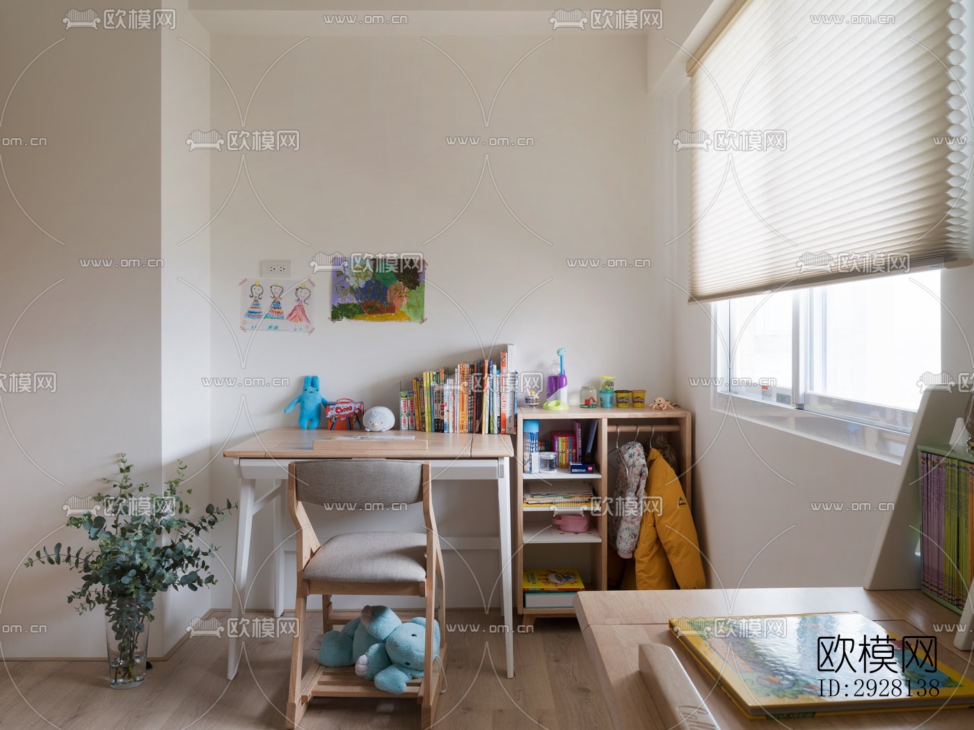 北欧平层效果图下载（渲染图17）