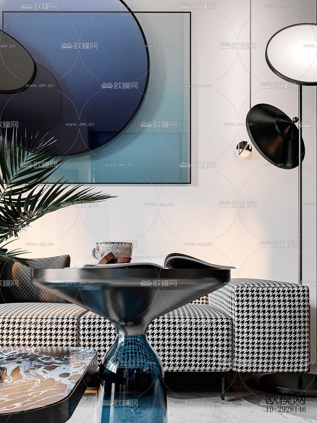 北欧平层效果图下载（渲染图12）