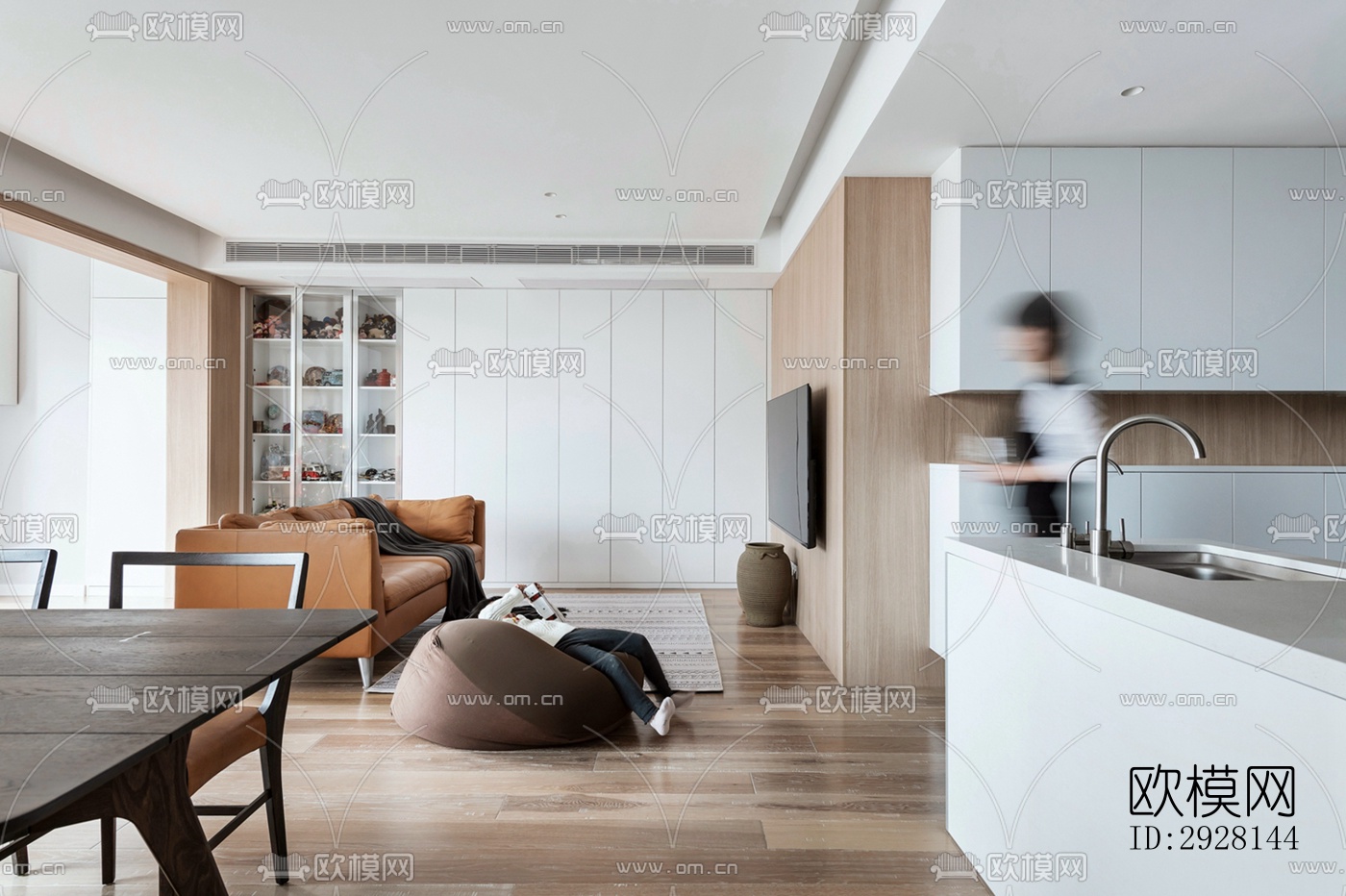 北欧平层效果图下载（渲染图9）