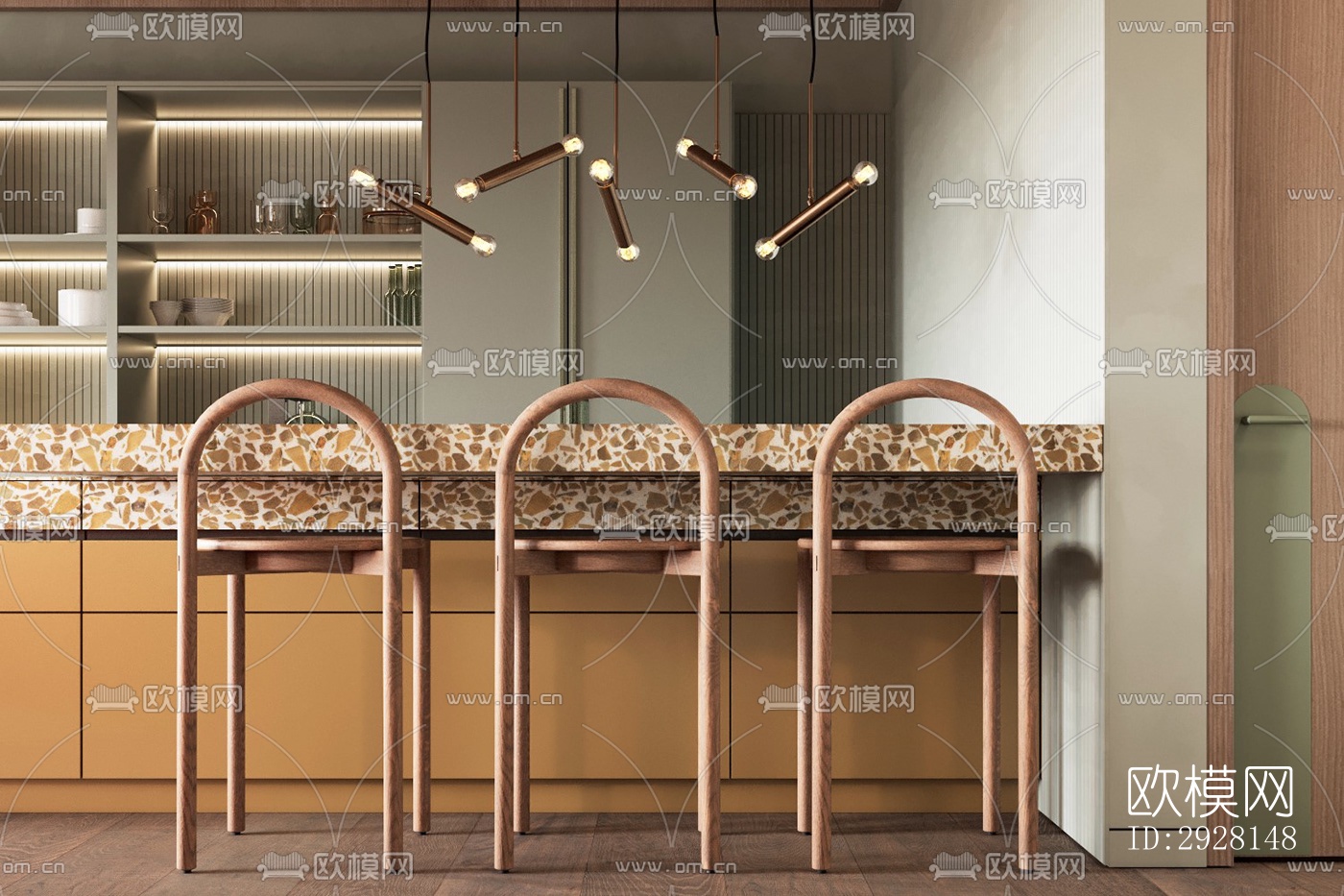 北欧平层效果图下载（渲染图15）