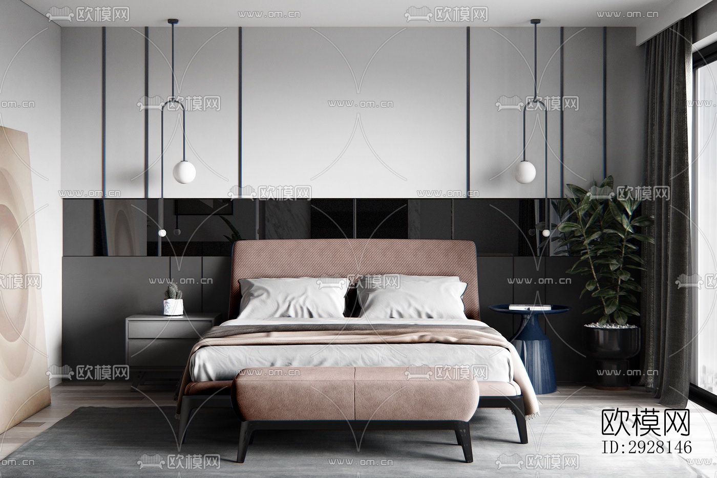 北欧平层效果图下载（渲染图3）