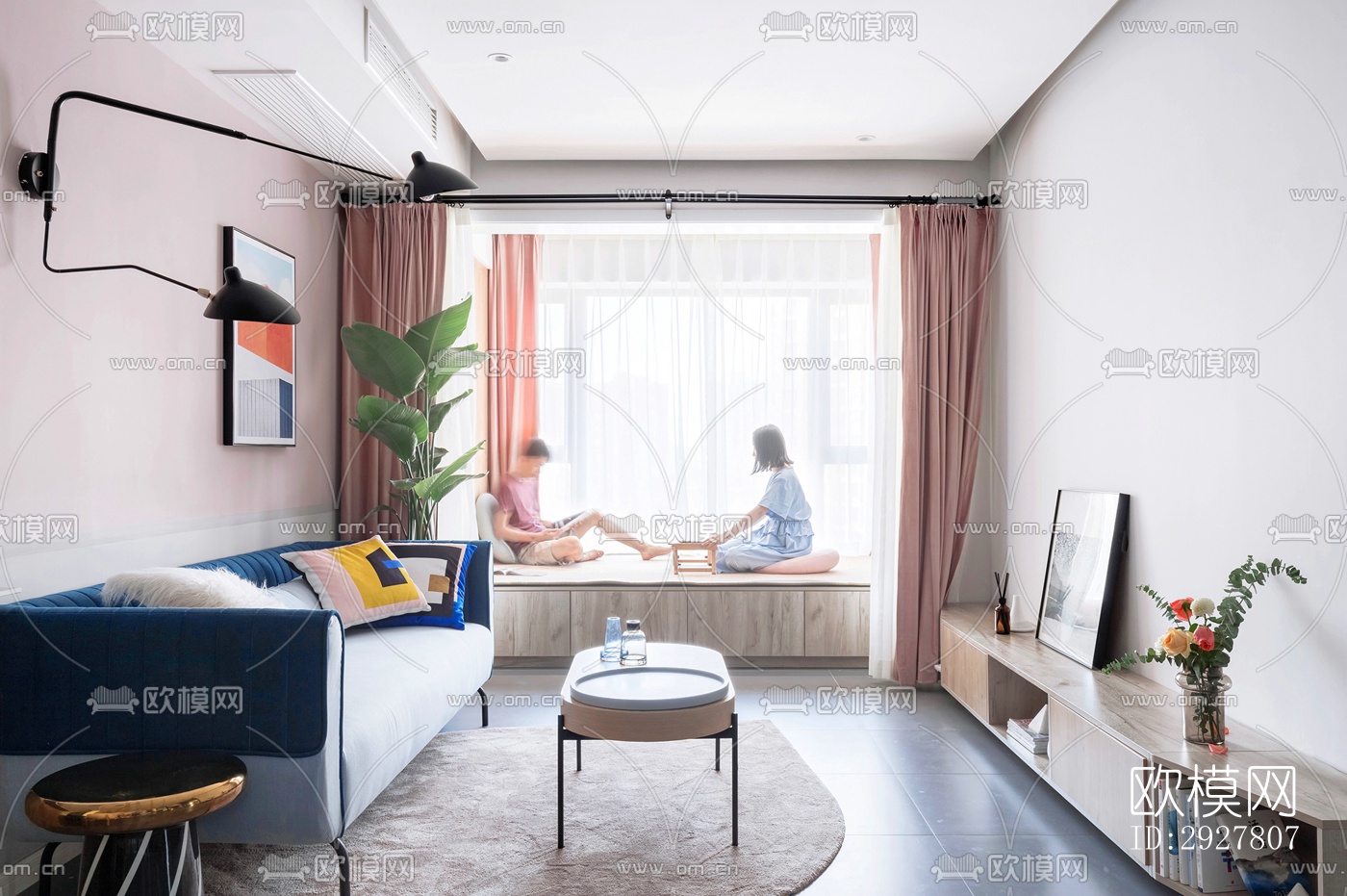 北欧公寓效果图下载（渲染图16）