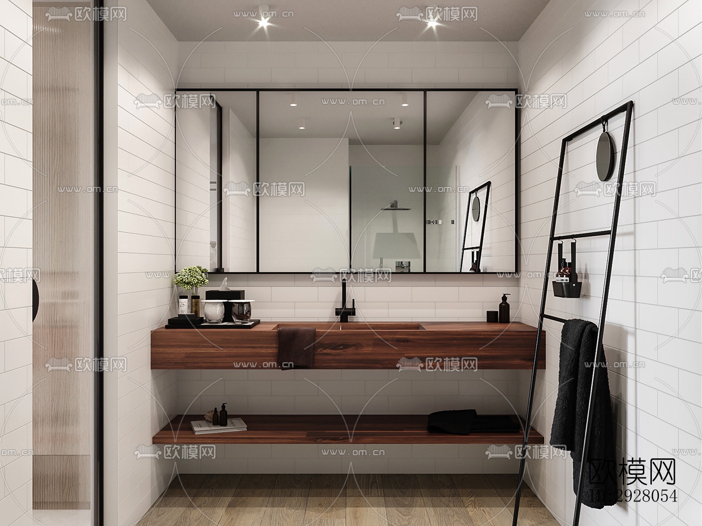 现代公寓效果图下载（渲染图13）