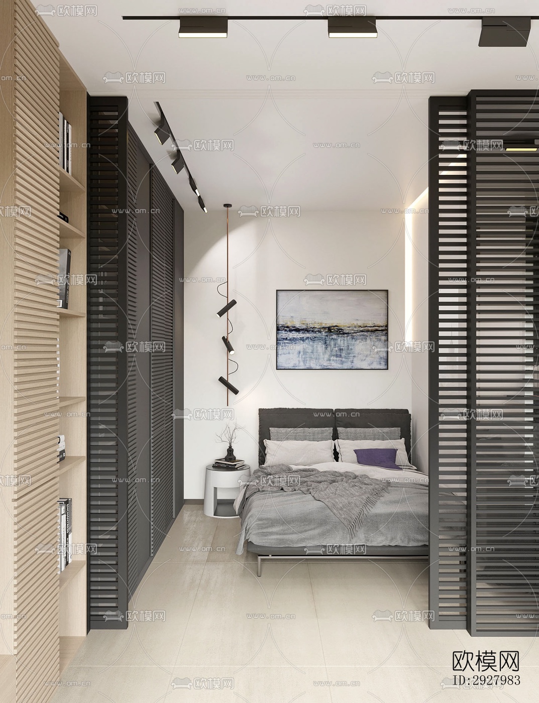 现代公寓效果图下载（渲染图10）