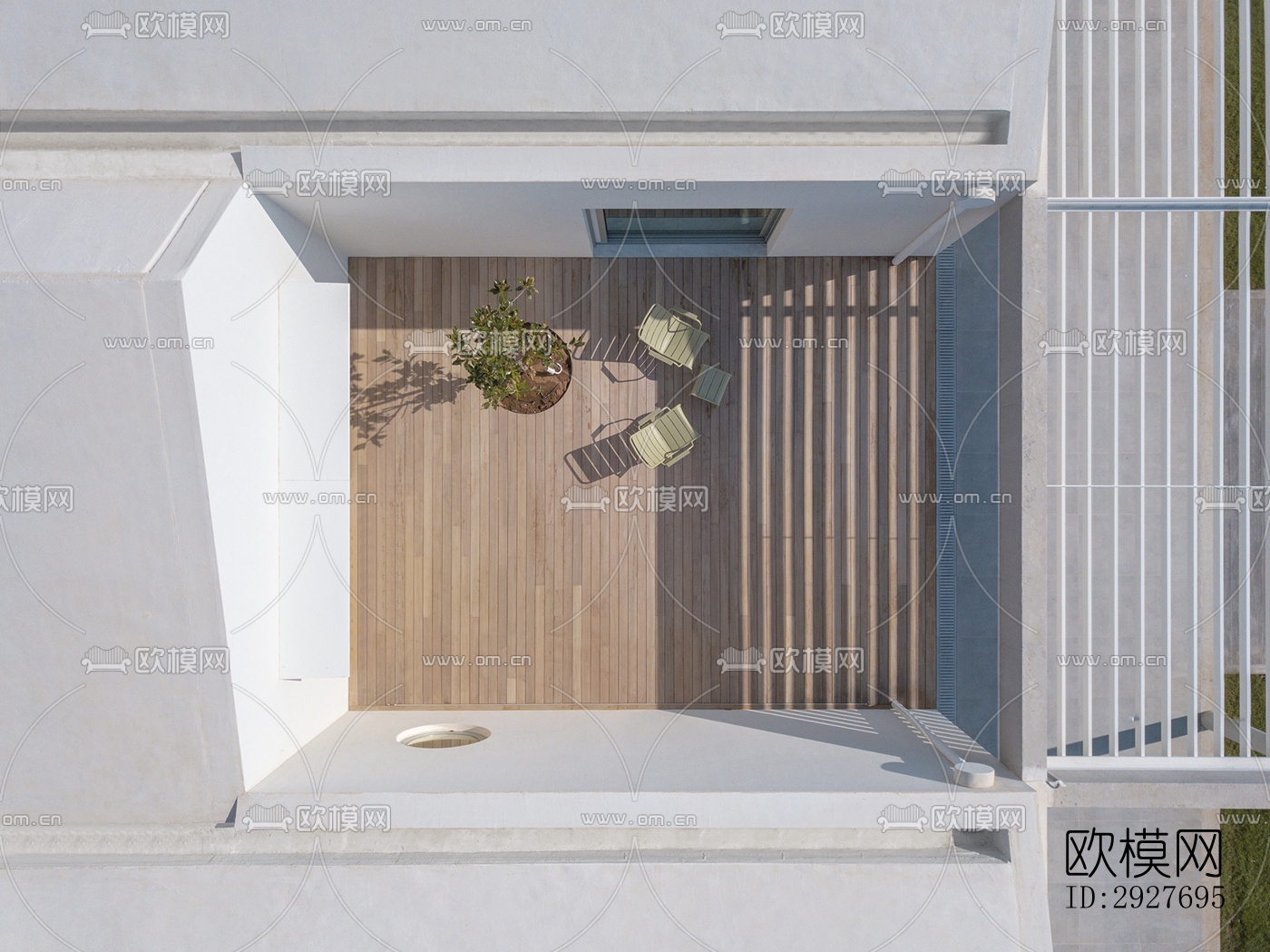 现代别墅效果图下载（渲染图14）