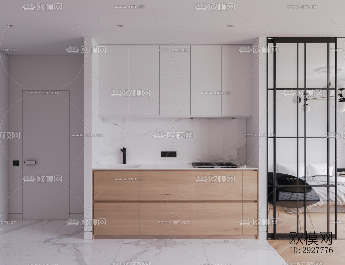 北欧公寓效果图下载（渲染图13）