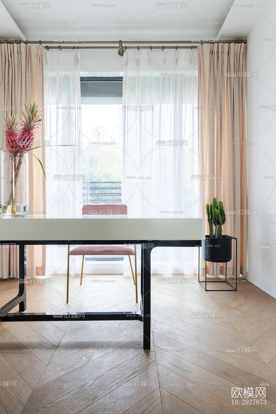 北欧公寓效果图下载（渲染图5）